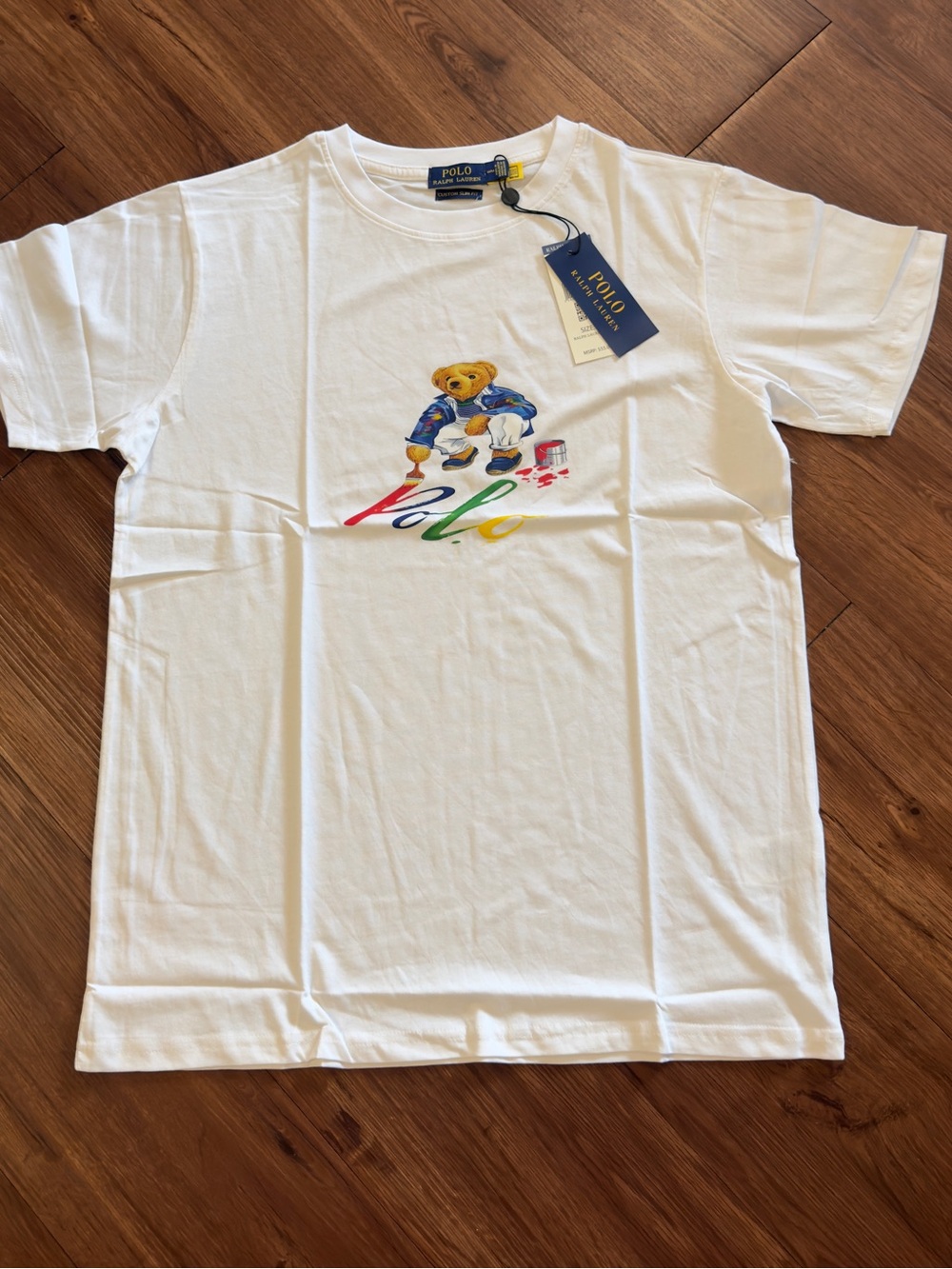Polo by Ralph Lauren White Bear Graphic T-Shirt
